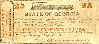 $0.25 G-1501 Wills Valley RR